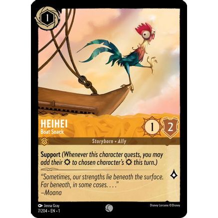 Heihei - Boat Snack (7/204) - The First Chapter Cold Foil