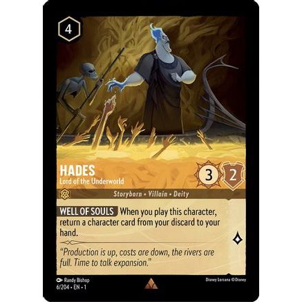 Hades - Lord of the Underworld (6/204) - The First Chapter Cold Foil
