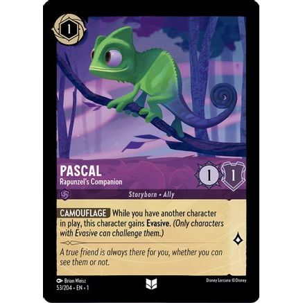 Pascal - Rapunzel's Companion (53/204) - The First Chapter Cold Foil