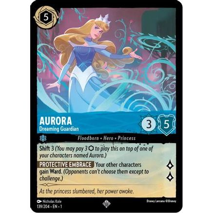 Aurora - Dreaming Guardian (139/204) - The First Chapter Cold Foil