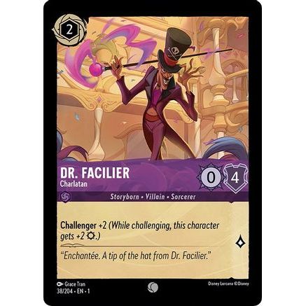 Dr. Facilier - Charlatan (38/204) - The First Chapter Cold Foil