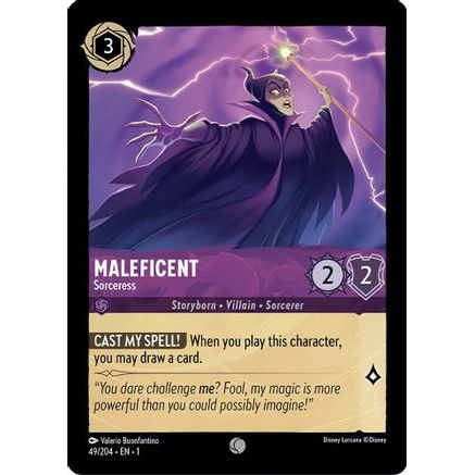 Maleficent - Sorceress (49/204) - The First Chapter Cold Foil
