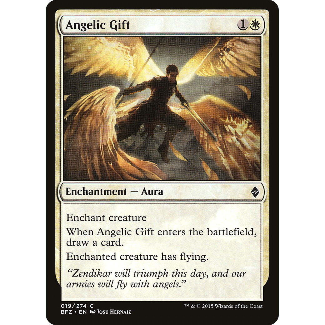 Angelic Gift (BFZ-019) - Battle for Zendikar Foil