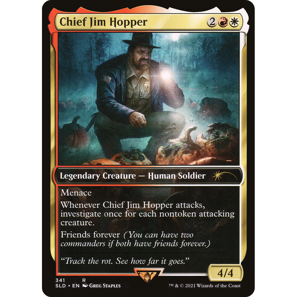 Chief Jim Hopper (SLD-341) - Secret Lair Drop / Chief Jim Hopper