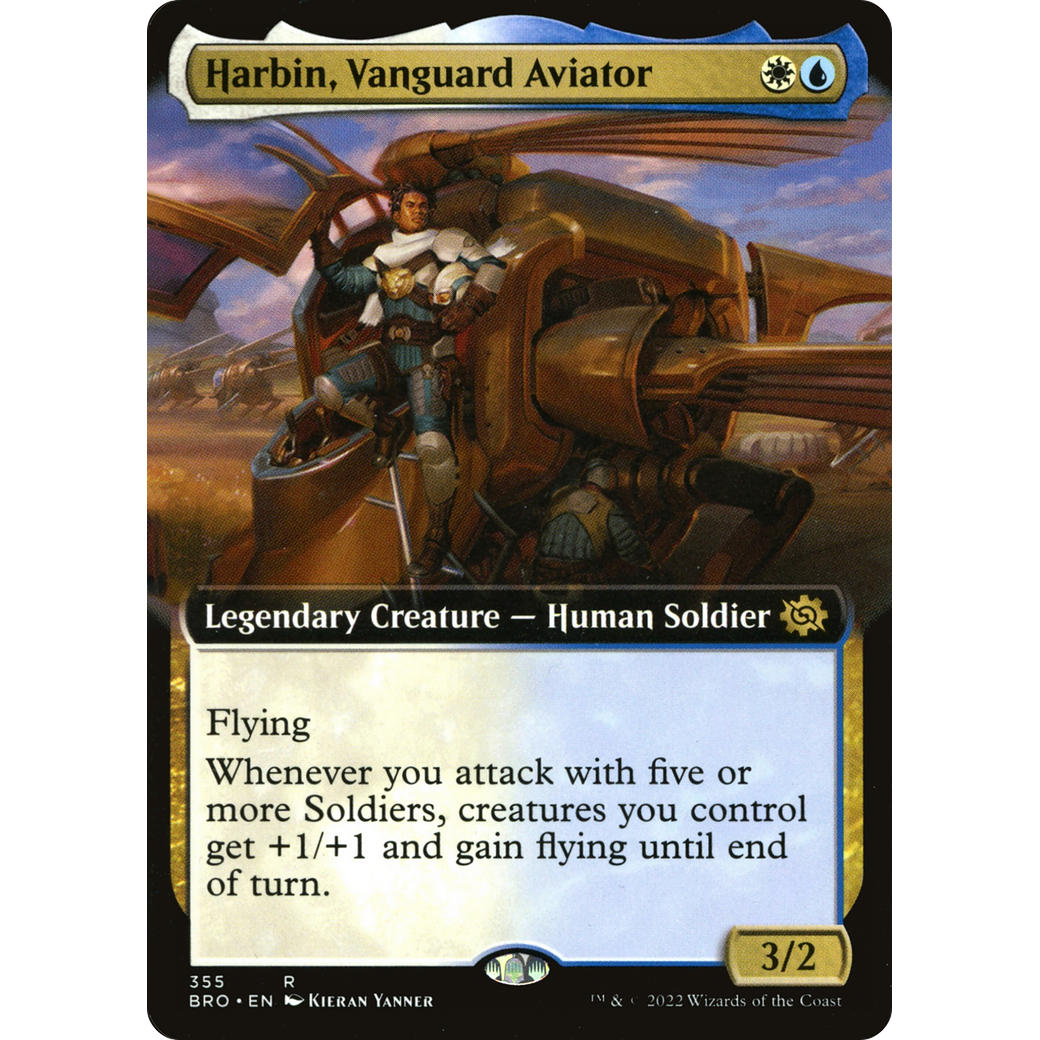 Harbin, Vanguard Aviator (Extended Art) (BRO-355) - The Brothers' War: (Extended Art)