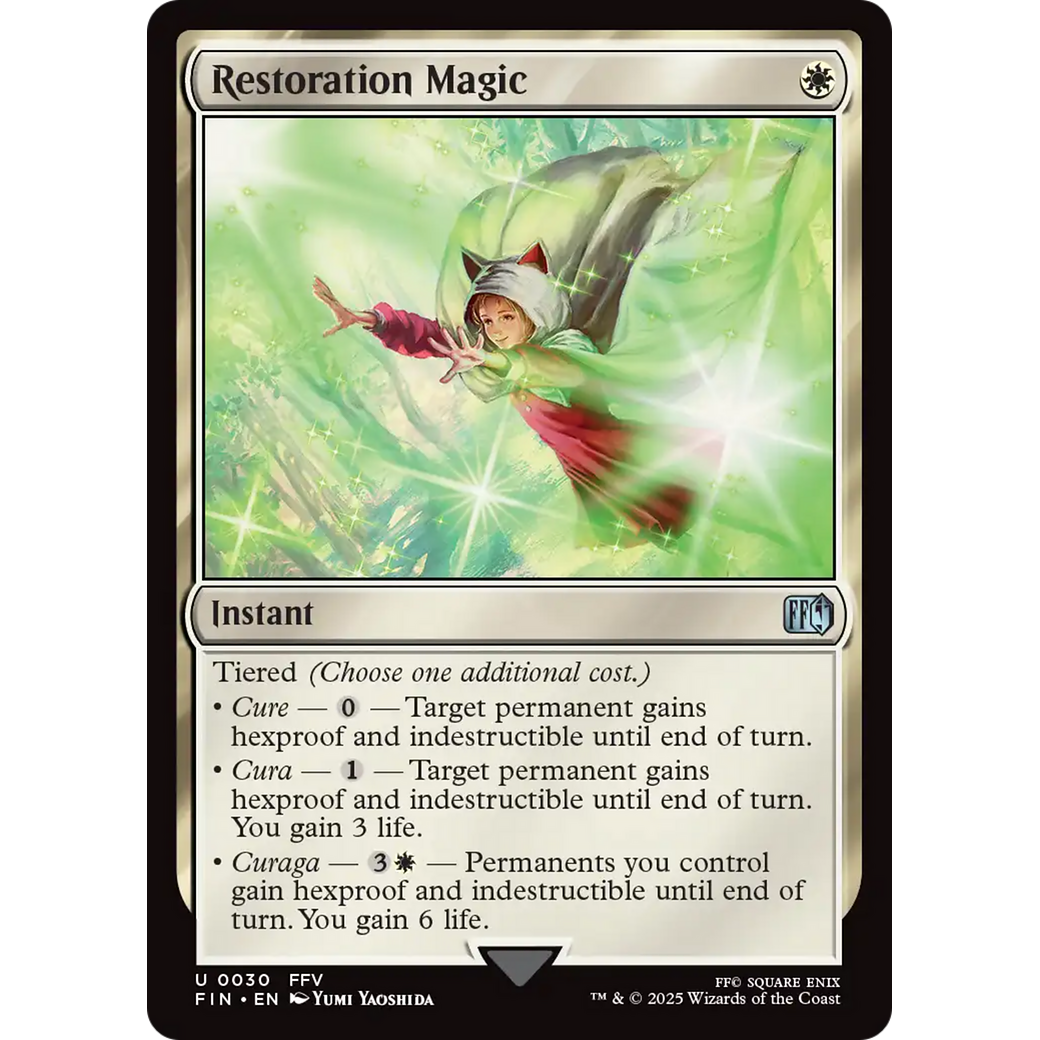 Restoration Magic (FIN-030) - FINAL FANTASY Foil