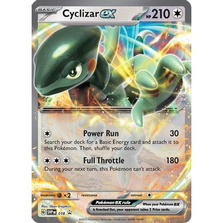 Cyclizar ex - 018 18 - SV Scarlet & Violet Promo Cards Holofoil
