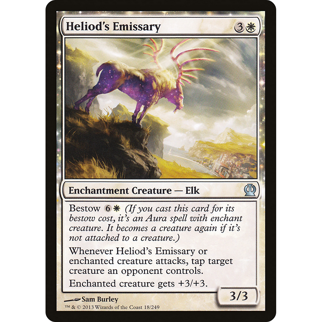 Heliod's Emissary (THS-018) - Theros: (enchantment) Foil