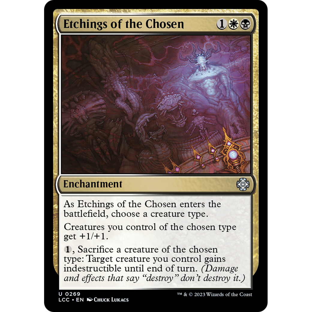 Etchings of the Chosen (LCC-269) - The Lost Caverns of Ixalan Commander