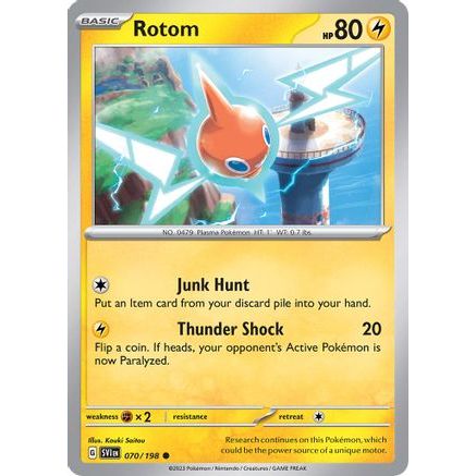 Rotom - 070/198 (Cosmos Holo) 70 - Miscellaneous Cards & Products Holofoil