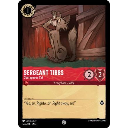 Sergeant Tibbs - Courageous Cat (124/204) - The First Chapter Cold Foil