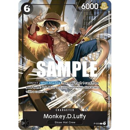 Monkey.D.Luffy (Pirates Party Vol. 3) (P-035) - One Piece Promotion Cards