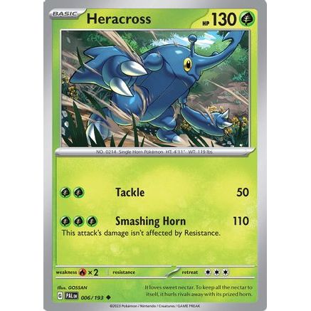 Heracross - 006/193 6 - SV02 Paldea Evolved Reverse Holofoil