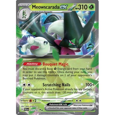 Meowscarada ex - 015/193 15 - SV02 Paldea Evolved Holofoil
