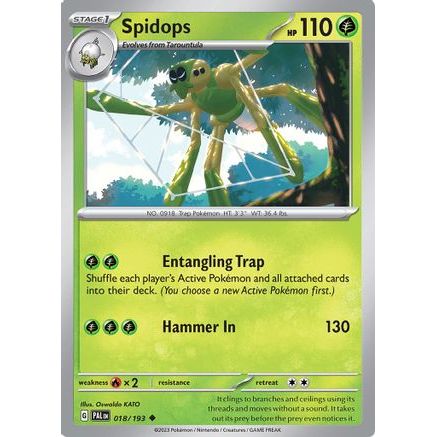 Spidops 18 - SV02 Paldea Evolved Reverse Holofoil