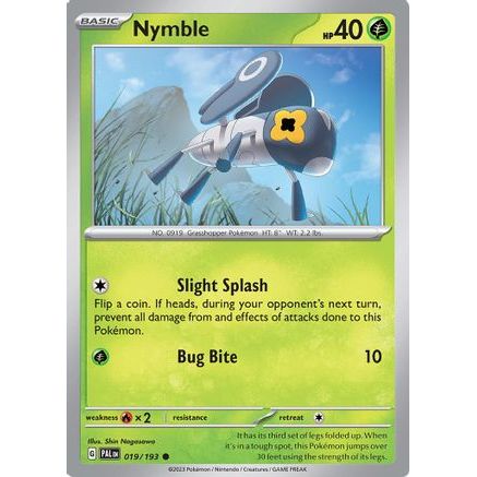 Nymble - 019/193 19 - SV02 Paldea Evolved Reverse Holofoil