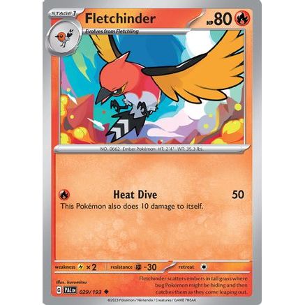 Fletchinder - 029/193 29 - SV02 Paldea Evolved Reverse Holofoil