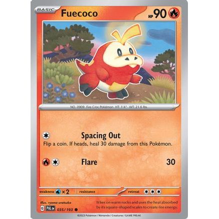 Fuecoco - 035/193 35 - SV02 Paldea Evolved Reverse Holofoil