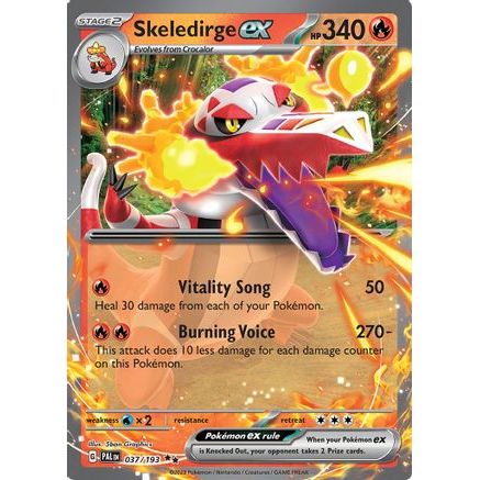 Skeledirge ex - 037/193 37 - SV02 Paldea Evolved Holofoil