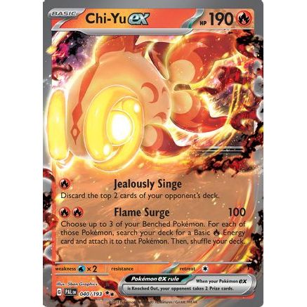 Chi-Yu ex - 040/193 40 - SV02 Paldea Evolved Holofoil