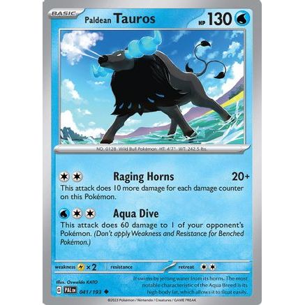 Paldean Tauros - 041/193 41 - SV02 Paldea Evolved Reverse Holofoil
