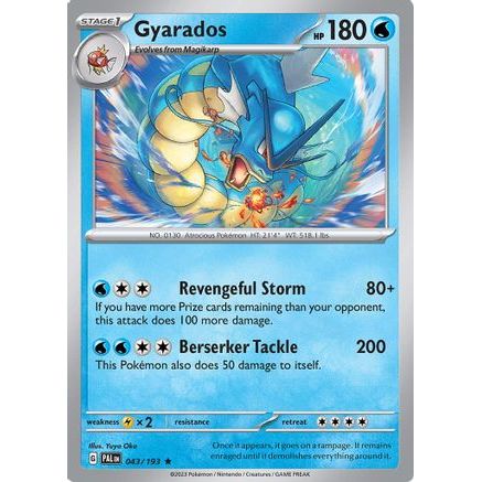 Gyarados 43 - SV02 Paldea Evolved Holofoil