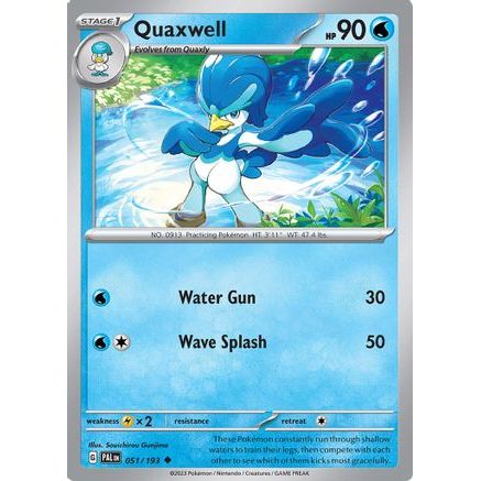 Quaxwell - 051/193 51 - SV02 Paldea Evolved Reverse Holofoil