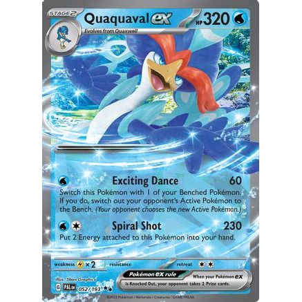 Quaquaval ex - 052/193 52 - SV02 Paldea Evolved Holofoil