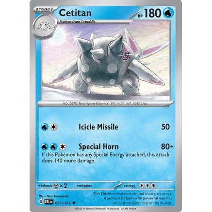 Cetitan - 055/193 55 - SV02 Paldea Evolved Reverse Holofoil