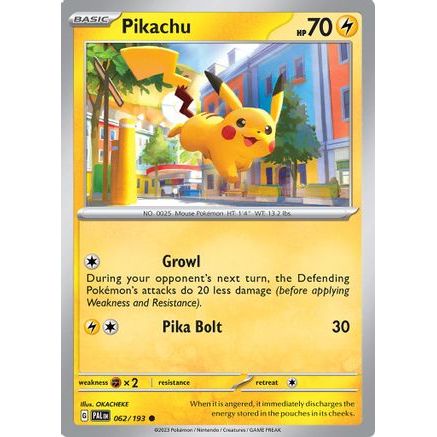 Pikachu 62 - SV02 Paldea Evolved Reverse Holofoil