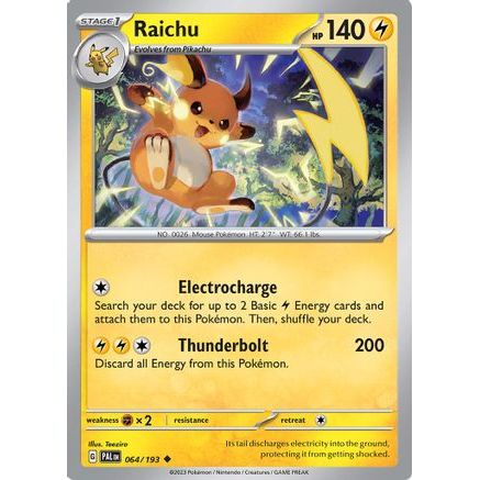 Raichu - 064/193 64 - SV02 Paldea Evolved