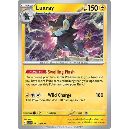 Luxray 71 - SV02 Paldea Evolved Reverse Holofoil