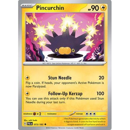 Pincurchin - 073/193 73 - SV02 Paldea Evolved Reverse Holofoil