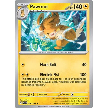 Pawmot 76 - SV02 Paldea Evolved Reverse Holofoil