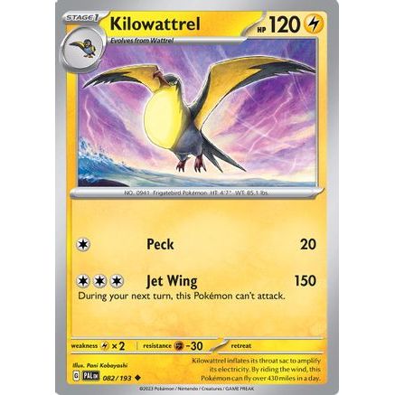 Kilowattrel 82 - SV02 Paldea Evolved Reverse Holofoil
