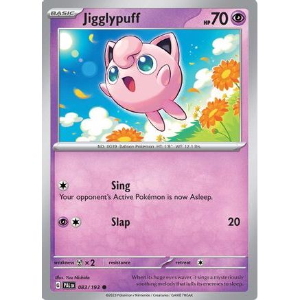 Jigglypuff 83 - SV02 Paldea Evolved Reverse Holofoil