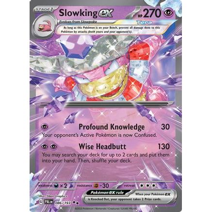 Slowking ex - 086/193 86 - SV02 Paldea Evolved Holofoil