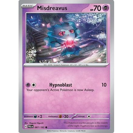 Misdreavus 87 - SV02 Paldea Evolved Reverse Holofoil