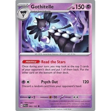 Gothitelle 92 - SV02 Paldea Evolved Reverse Holofoil