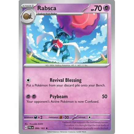 Rabsca - 099/193 99 - SV02 Paldea Evolved Reverse Holofoil