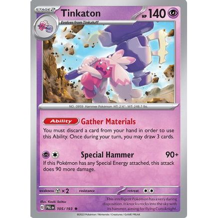Tinkaton 105 - SV02 Paldea Evolved Reverse Holofoil