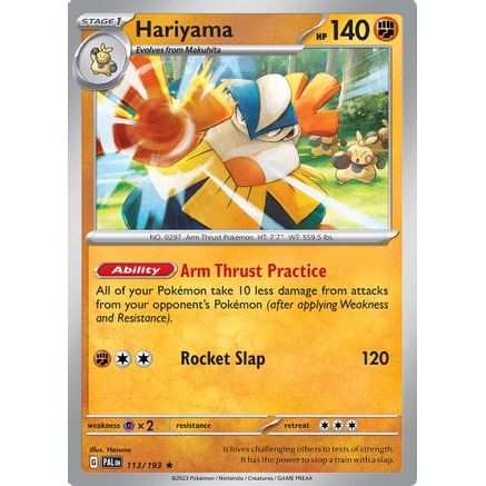 Hariyama 113 - SV02 Paldea Evolved Reverse Holofoil