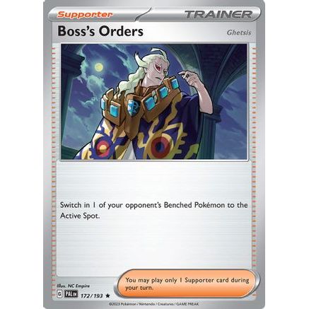Boss's Orders - 172/193 172 - SV02 Paldea Evolved Holofoil