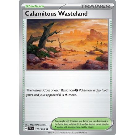Calamitous Wasteland 175 - SV02 Paldea Evolved Reverse Holofoil