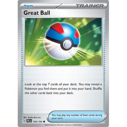 Great Ball 183 - SV02 Paldea Evolved Reverse Holofoil