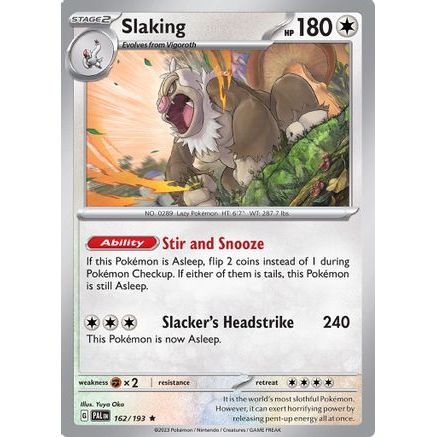 Slaking 162 - SV02 Paldea Evolved Reverse Holofoil