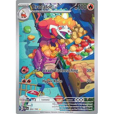 Crocalor - 202/193 202 - SV02 Paldea Evolved Holofoil