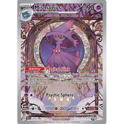 Mismagius - 212/193 212 - SV02 Paldea Evolved Holofoil