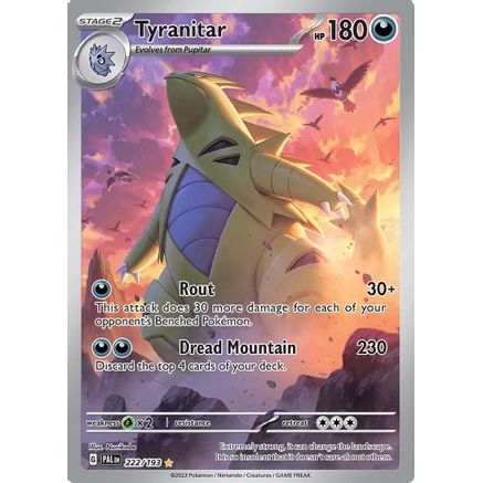 Tyranitar - 222/193 222 - SV02 Paldea Evolved Holofoil
