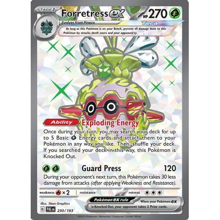 Forretress ex - 230/193 230 - SV02 Paldea Evolved Holofoil